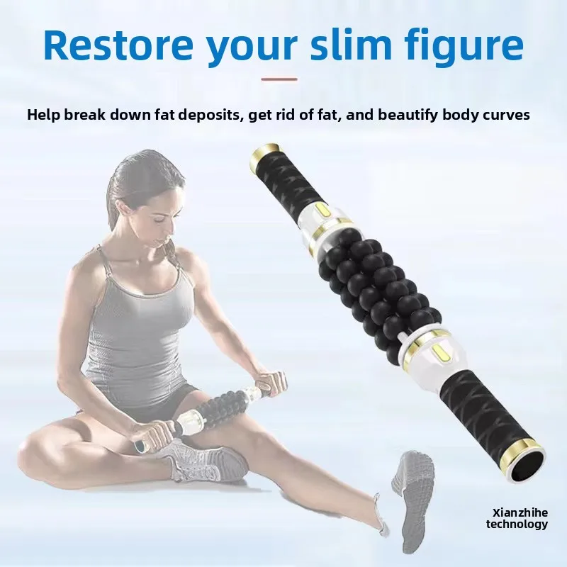 Multifunction 360 Rotating  Ball Roller Massager Lymphatic Drainage Body Slim Cellulite Plug-In with Musical Function
