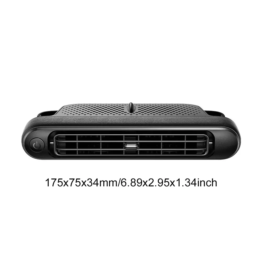 Car Seat Fans Rear Seat Air Circulation Fan Three Adjustable Wind Speeds Vehicle Rear Headrest Fans for Mini Cars RVs Sedans