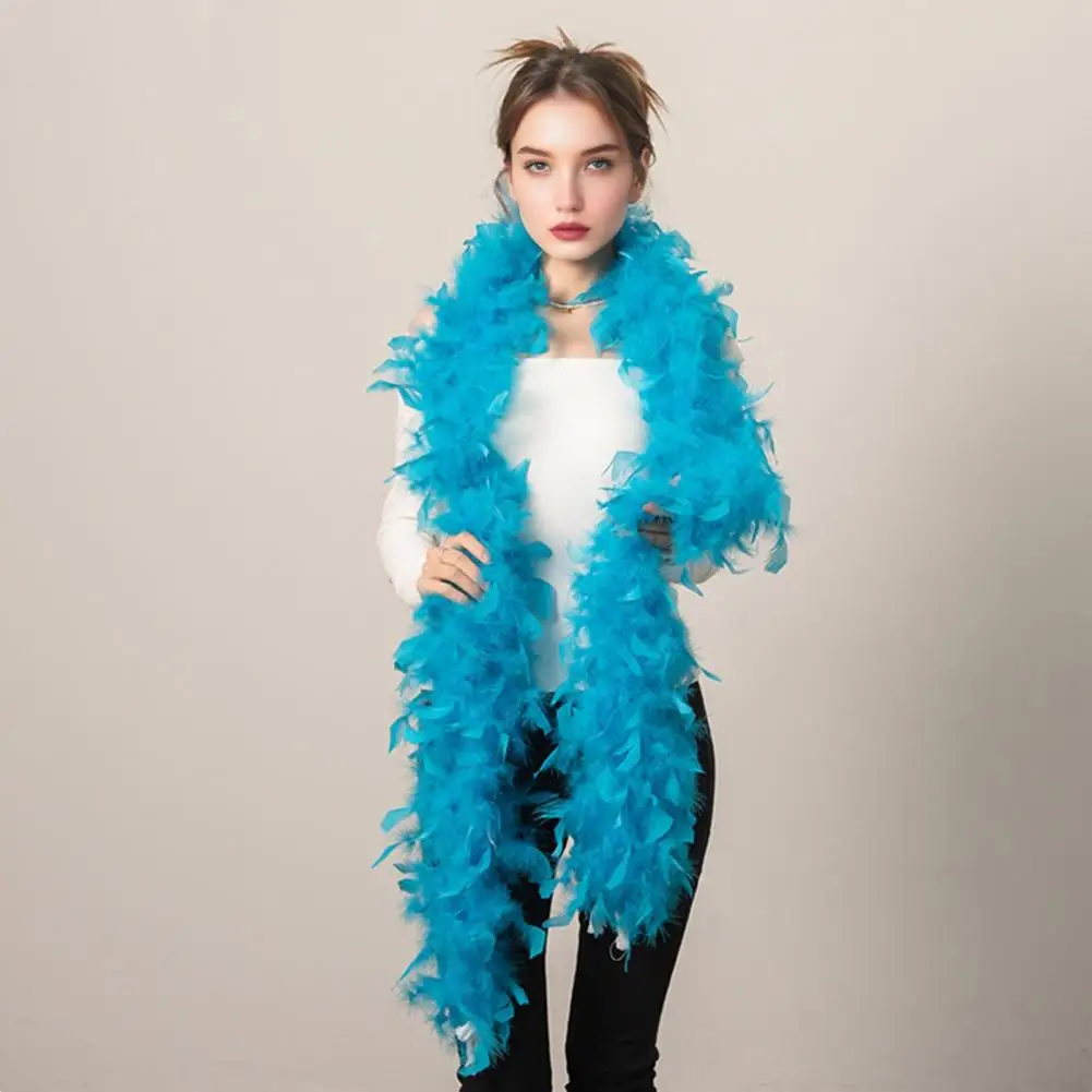 200Cm Feather Scarf… - image