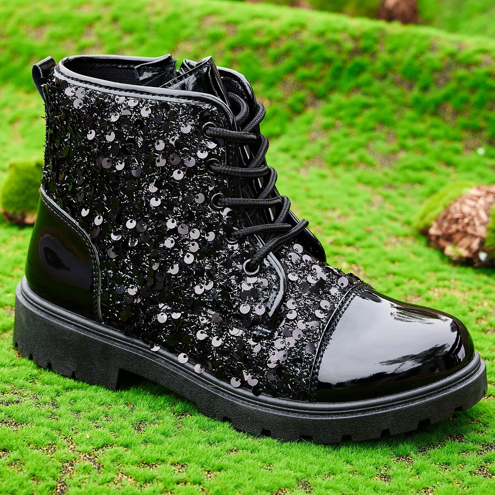 kids Fashion snow warm  waterproof Anti slip girls boots