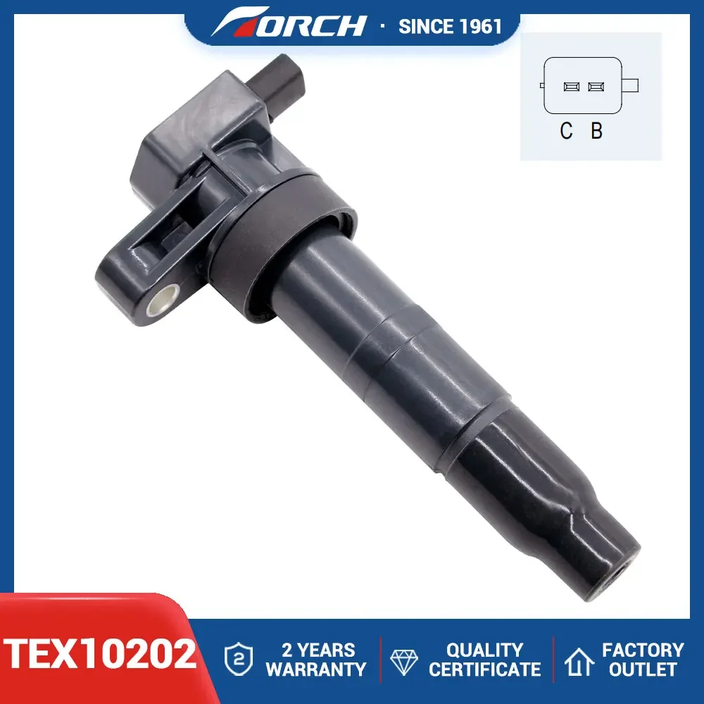 1PC Ignition Coil TEX10202 Replace for 27301-3C100 5C1725 C1544 UF546 Fit with Hyundai Azera 06-12 Kia Sorento 07-12