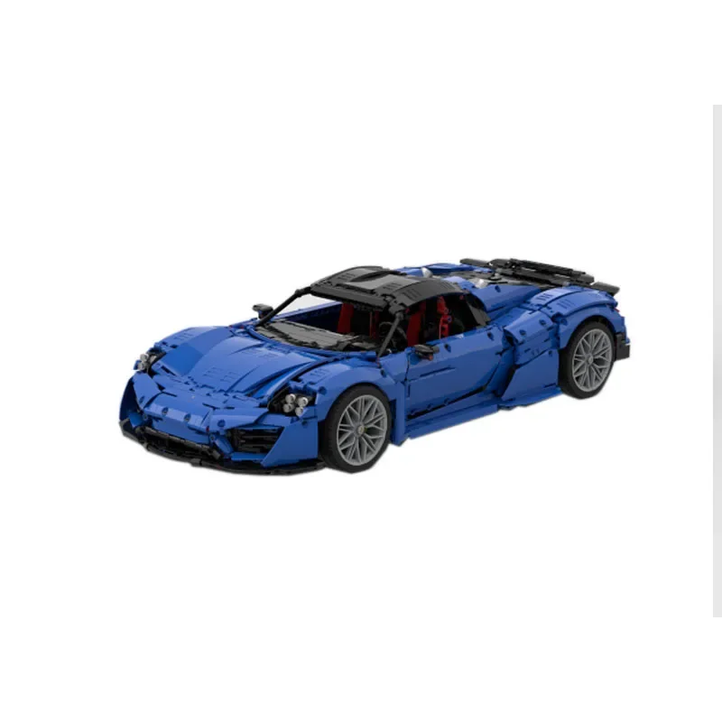 New MOC-172169 Classic Sports Car 3981PCS Scale 1:8 Racing Supercar Building Block Model Toy Boy Birthday DIY Christmas Gift