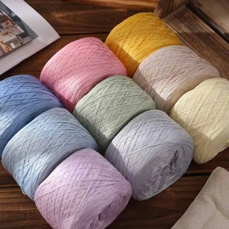 100g/roll environmentally friendly bamboo fiber cotton yarn, DIY crochet needles, hand woven baby sweaters/scarves