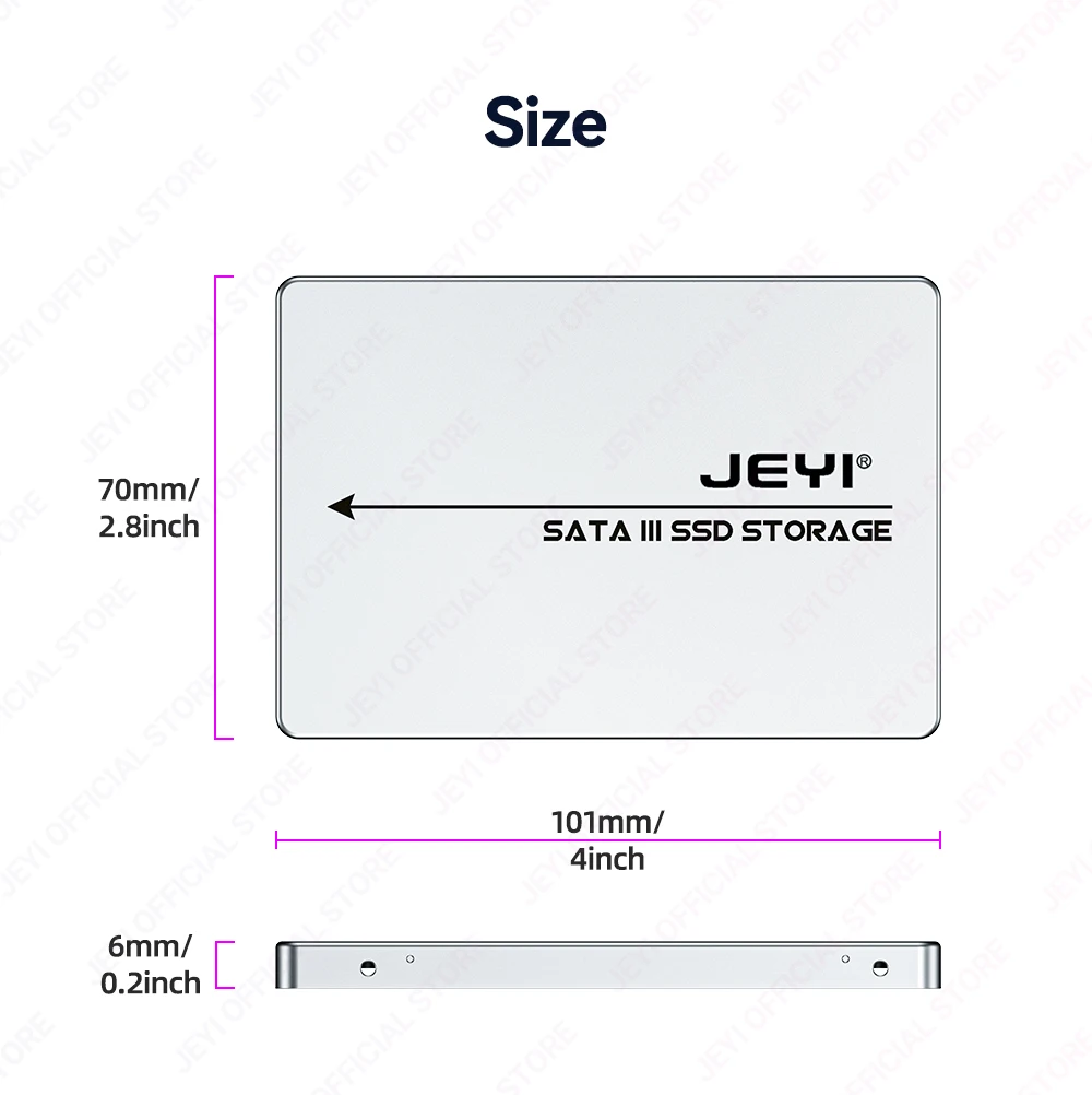 JEYI M.2 NGFF zu SATA 3.0 Festplattengehäuse, 6 Gbit/s, hohe Geschwindigkeit, unterstützt bis zu 2 TB, tragbares Mobilgerät, unterstützt 2230/42/60/80 SSD – Detail 15