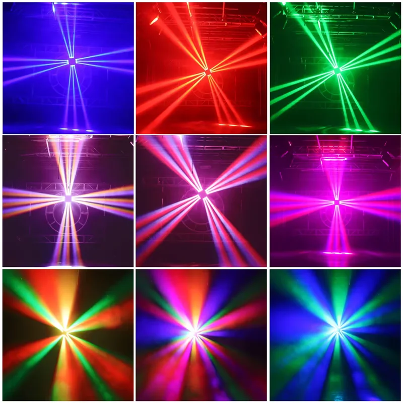 Imagem -03 - Tempestade Moving Head Effect Light Beam Laser Strobe 3in1dj Ktv Stage Light Rgbw Beam Stage Effect Lighting Event Show 150w