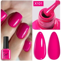 LILYCUTE 7ml Esmalte de uñas de Gel fluorescente verano neón rojo verde Vernis semipermanente UV Gel barniz arte de uñas manicura para uñas