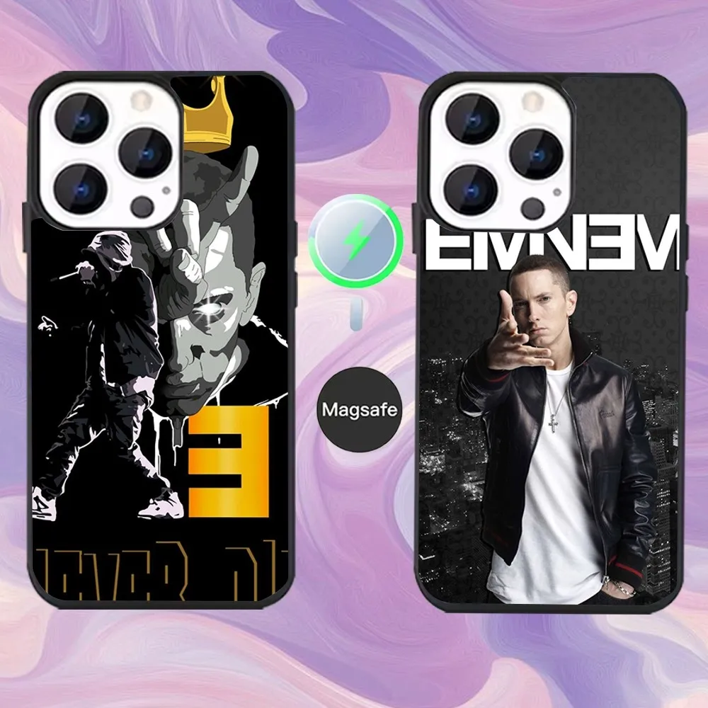 

Rapper E-Eminem Phone Case For iPhone 16,15,14,13,12,11,Pro,Max,Plus,Mini,Magsafe,Magnetic Wireless Charging Case