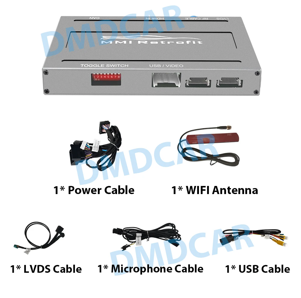 Wireless Carplay MMI Android auto Interface box For AUDI A6 A7 Original Screen Support Mirror Link Aftermarket Camera