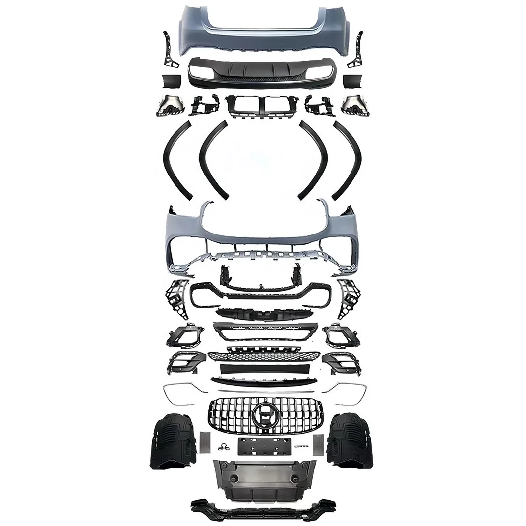 

Dream Garage 2019-2024 Full Bodykit For GLS X167 Upgrade To GLS63 Style Body Kits Bumper Grill Diffuser Exhaus