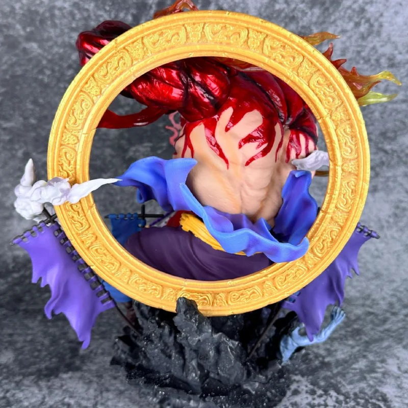 43 سنتيمتر قطعة واحدة قرد D أكالا الملك لوفي والعتاد الرابع تمثال بولي كلوريد الفينيل تمثال 1/6 أنيمي نموذج الشكل جمع لعبة هدية عيد ميلاد #4