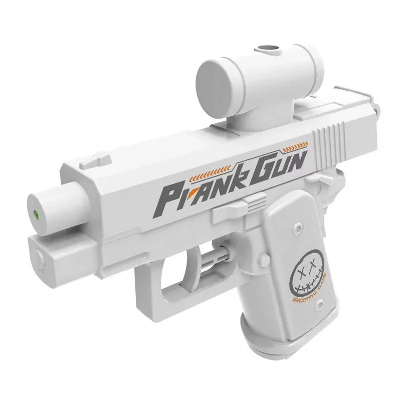 

Double Barrel Water Prank Gun Two-Way Reverse Shooting Soaker Toy Gift for Pool Party Dual Nozzle Splash Blaster Outdoor Summer