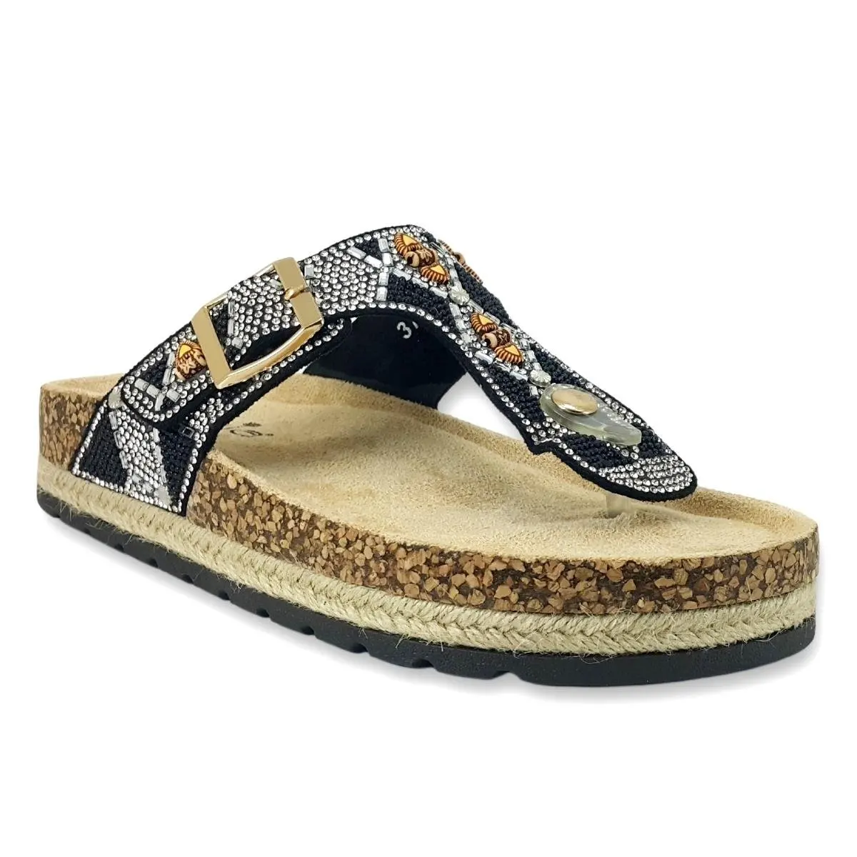 Удобные черные женские повседневные тапочки Guja 102 24YT, трендовые Новые Сезонные модельные полиуретановые туфли 2024