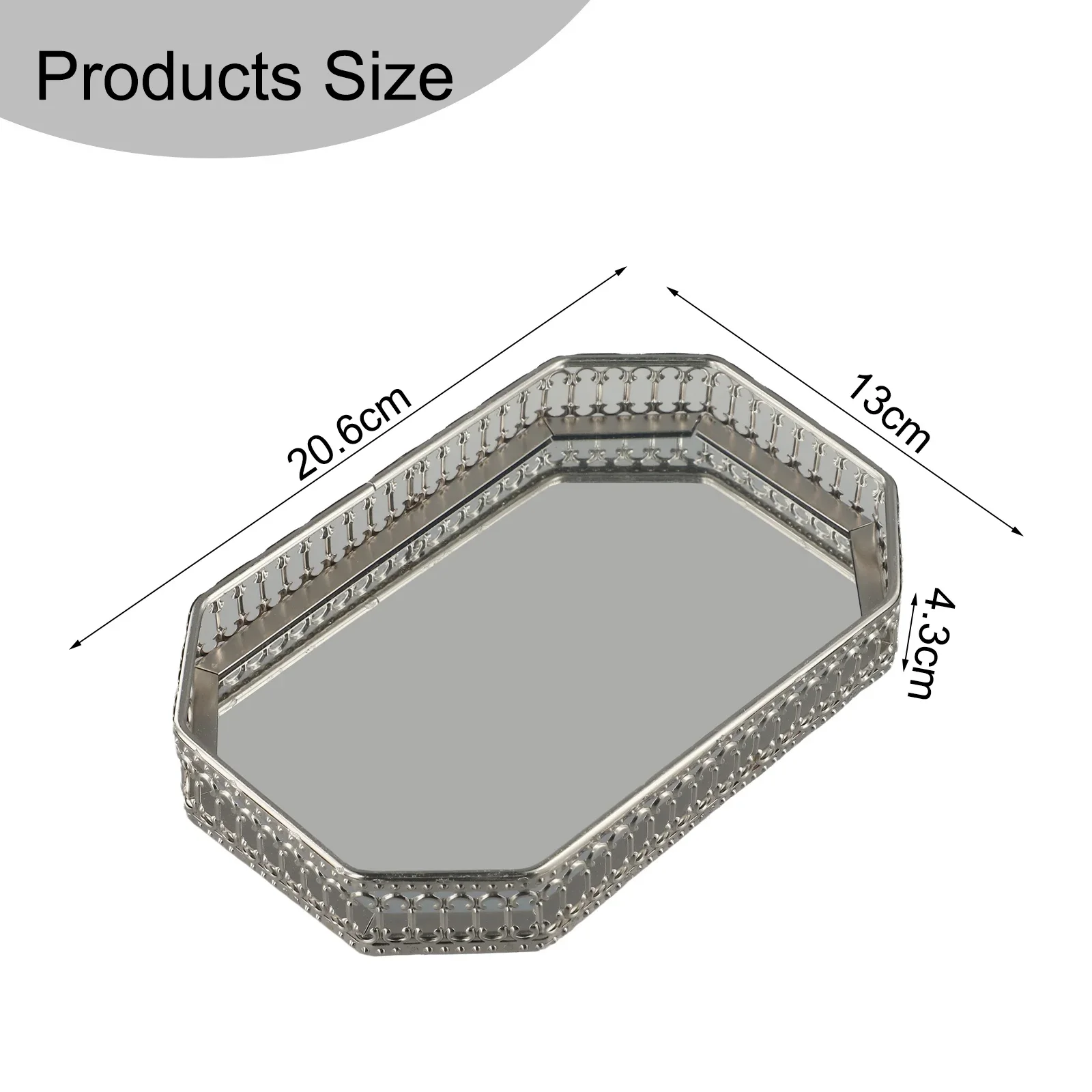 

Beautiful Protection Storage Tray Decorative Wall Hanging Mirror Package Content Birthdays Perfume Special Occasions