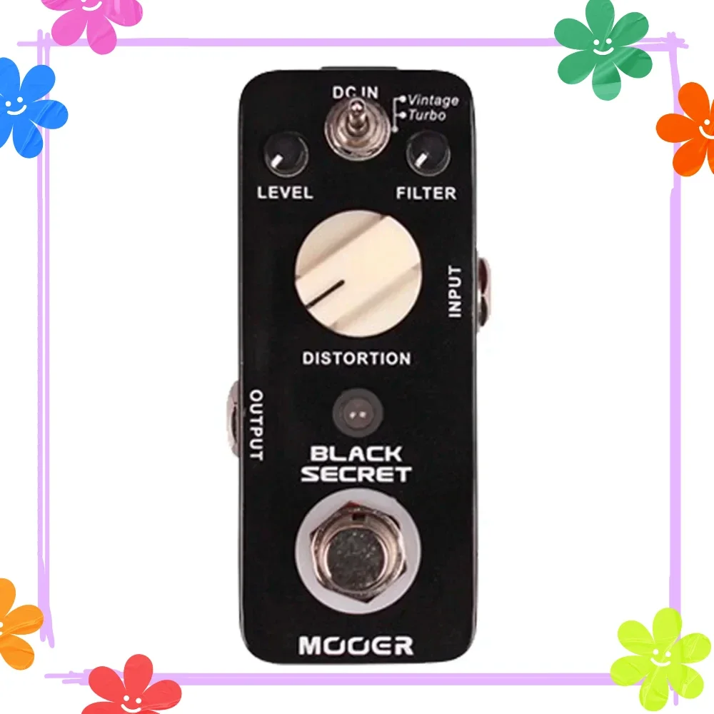 mooer-noir-secret-guitarra-effet-pedale-effet-de-distorsion-2-modes-de-fonctionnement-true-bypass-mini-pedale-accessoires-de-guitare-electrique