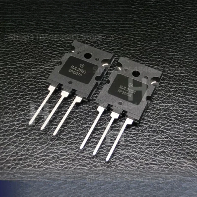 5 pares de transistores de potencia de silicio MJL21194 G + MJL21193 nuevos para ON Semiconductor