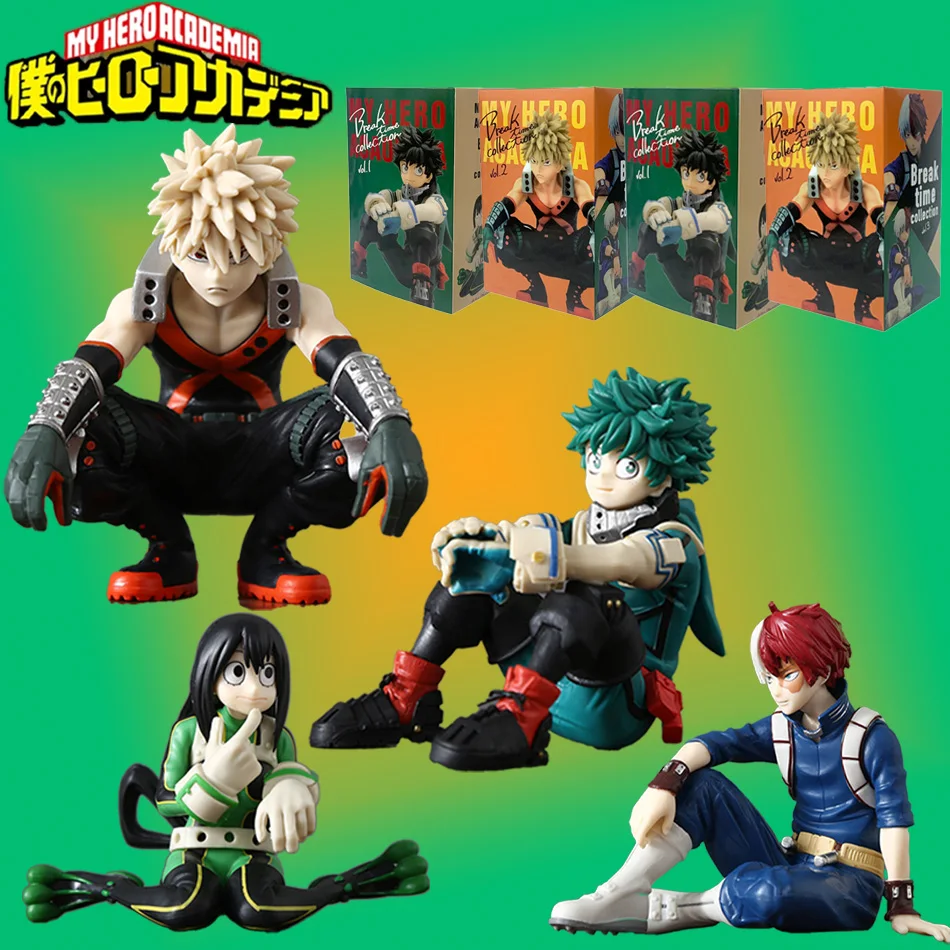 بطلي الأكاديمية أنيمي Midoriya Izuku Bakugou Katsuki Ochaco Uraraka أنيمي الشكل مكتب الديكور اللعب هدايا عيد الميلاد