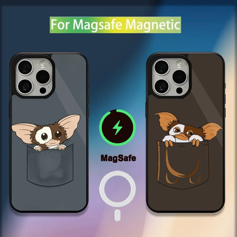 G-Gremlins Gizmo Phone Case For iPhone 16,15,14,13,12,11,Plus,Pro,Max,Mini Magsafe Magnetic Wireless Charging