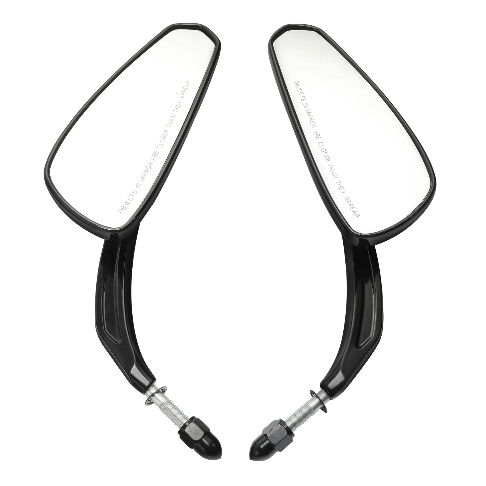 Universal 8mm Rear View Side Mirrors For Harley Touring Street Glide Road King Sportster Softail Springer Heritage XL883 Fat Boy