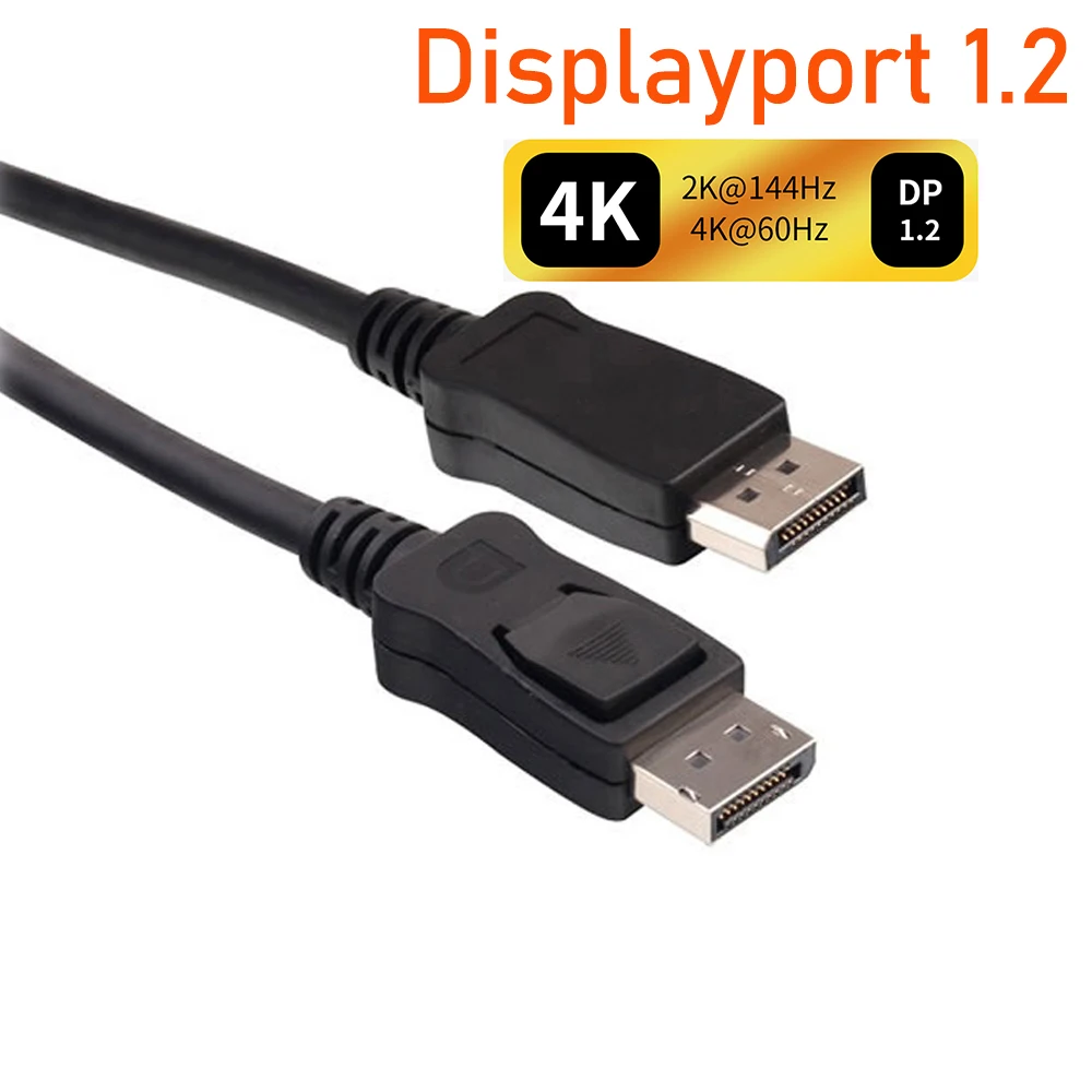 Displayport 2.0 kabel 16K 8K kabel Displayport 144Hz 240Hz kabel Displayport 1.4 DP 2.0 kabel g-sync dla monitor gamingowy PC