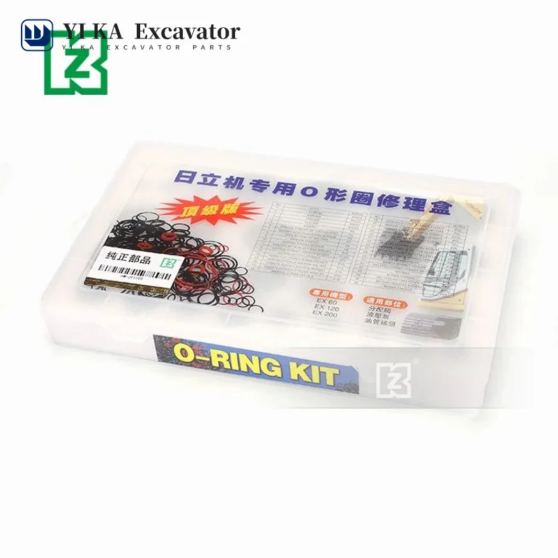 For Hitachi Box Oil Seal ZAX120 200-5 330 240-3/6 O-ring Repair Kit Sealing Excavator