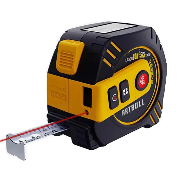 

2in1 Laser Tape Measure 40m 80m Rechargeable Laser Distance Meter with 5m Tape