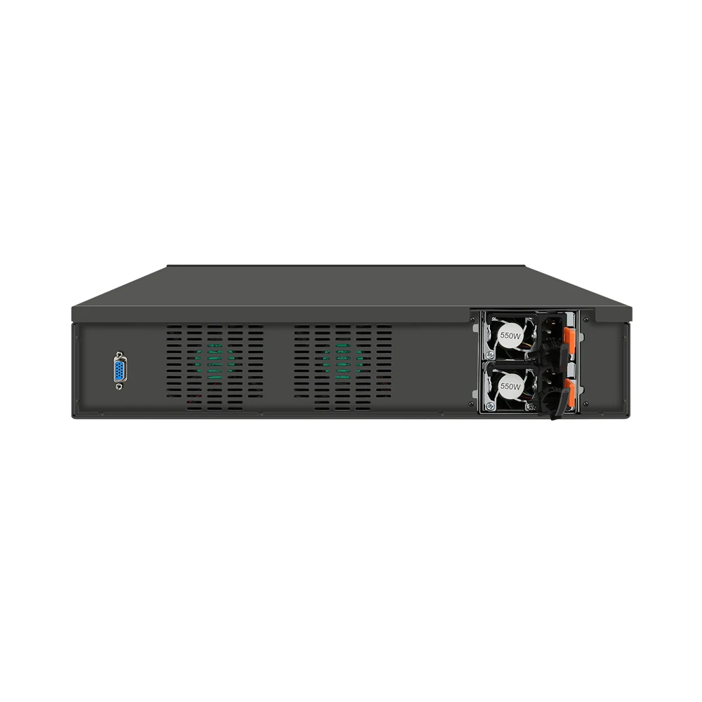 2U Rack Mount Cabinet Firewall Appliance,HUNSN RJ33, VPN, Network Router,AES-NI, 6 x Gigabit LAN, 4 x SFP Optical, Console, VGA