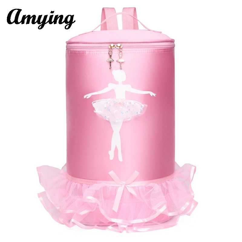 Kids Princess Dance Bag Girls Ballet Dance Bag Gym Backpack Children Durable Travel Handbag  Kids Latin Dance Storage Book Bag