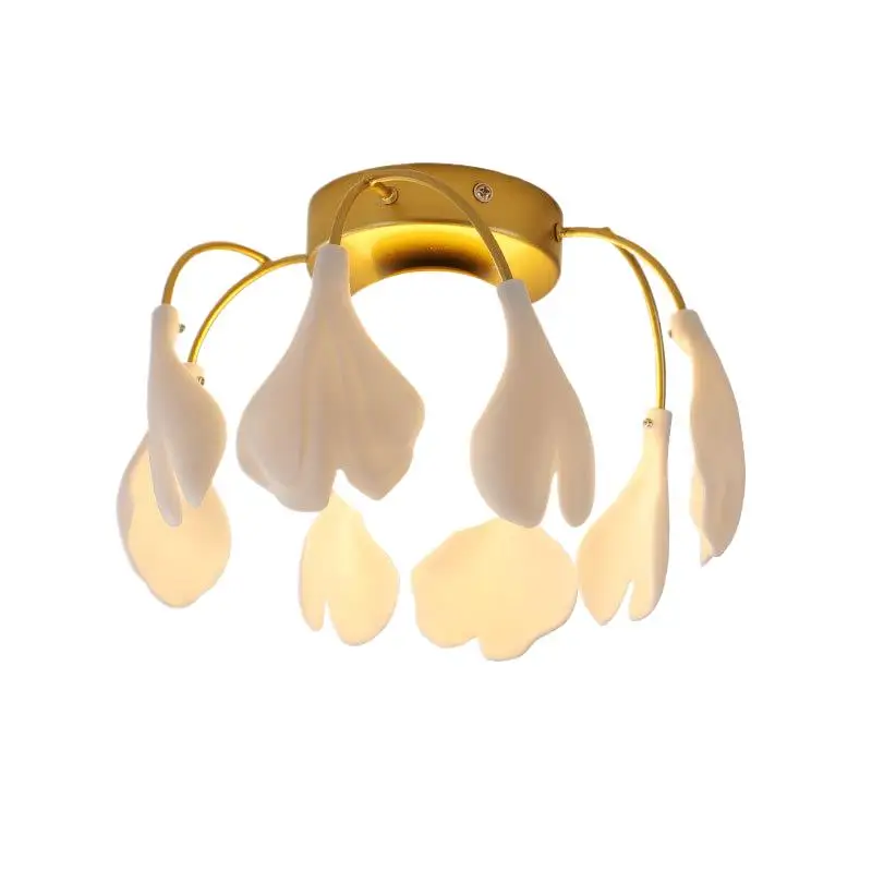 

Nordic Ceiling Lamp Hallway Entry Cloakroom Table Modern Petal Flower LED Entradita Recibidor Lights