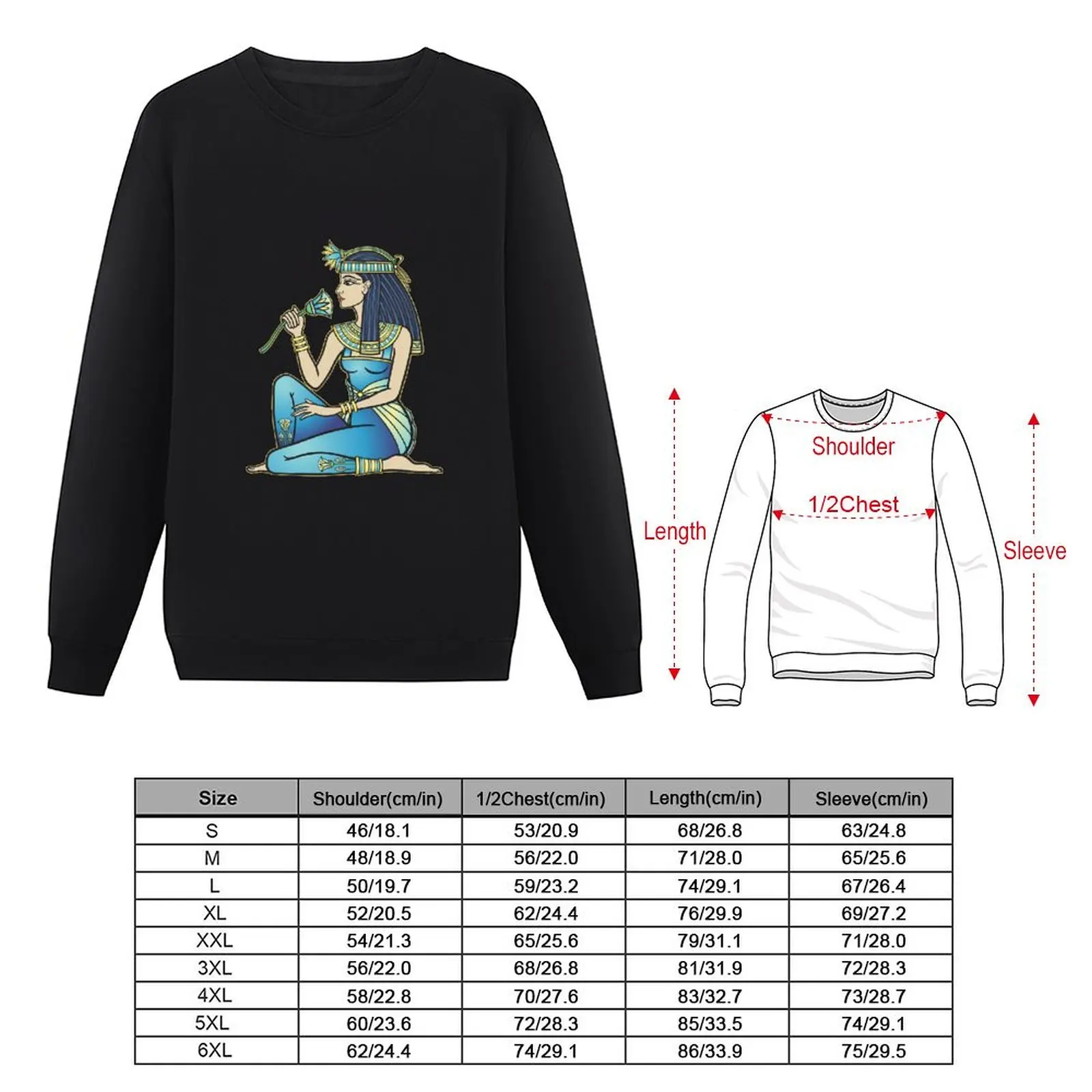 Isis Goddess - Ancient Egypt Pullover Hoodie winter clothes new in sweatshirts