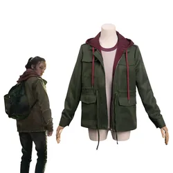 The Last of Us Cosplay Ellie Costume For Adult Women Girls Jacket Fantasia Ellie Cosplays Bags Outfit Halloween Carnival Suit