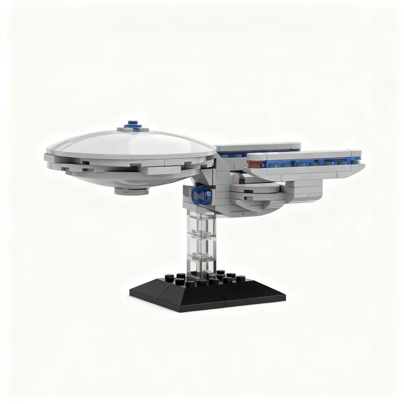 

321PCS Space Movie Star Treken MOC USS Enterprise NCC 1701-D Space Ship Model DIY Creative Ideas Child Toy Assembly Puzzle Gift