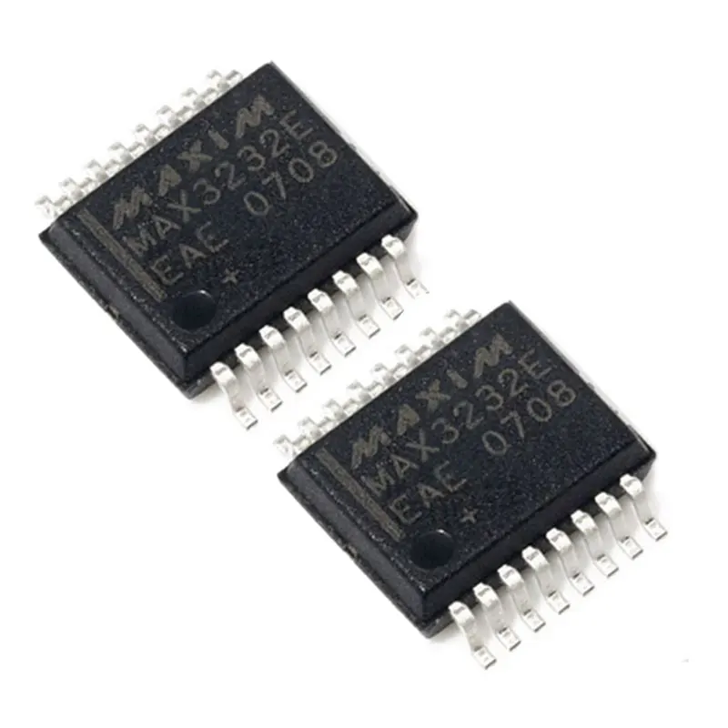 5PCS/MAX3232EEAE+T SMT SSOP-16 data rate 250Kbps RS-232 transceiver chip IC