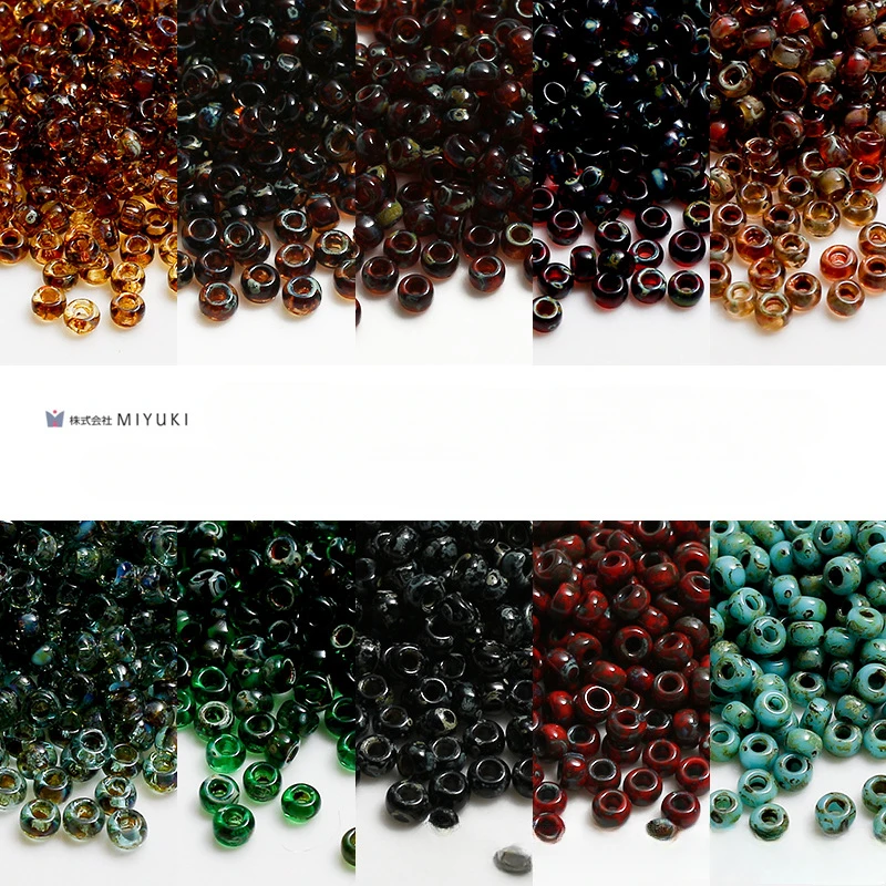 MIYUKI Glass Beads 2/3/4mm Multi-Sized Colorfast for DIY Bracelet Making