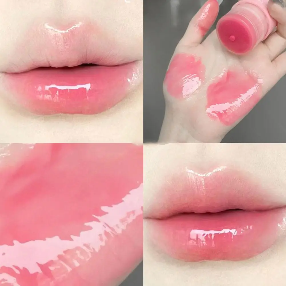 Bálsamo labial hidratante, tinte labial de larga duración, resistente al agua, 2 en 1, Cosméticos para mujeres y niñas, maquillaje labial Q1K0