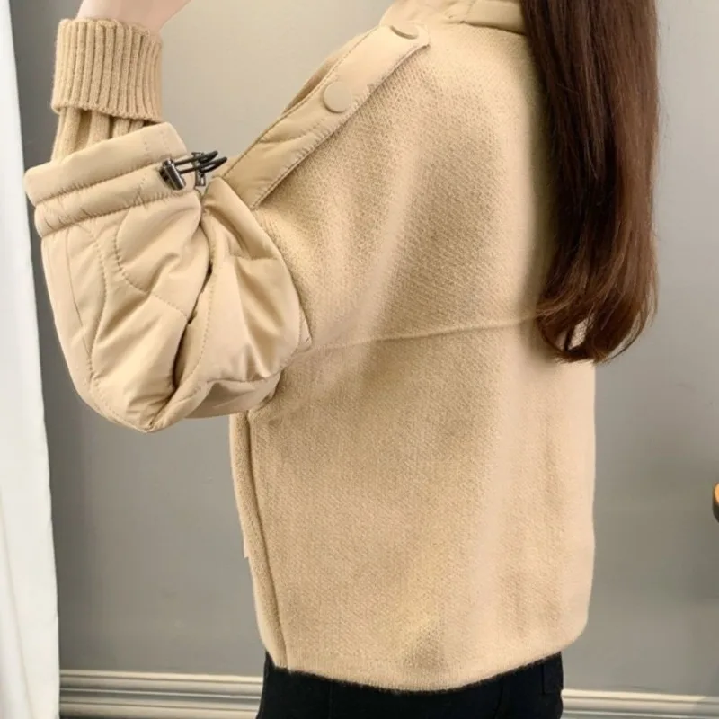 Women's Fall Winter Tops Coat Button Pockets Slim Loose Casual Simple Premium Design Fashion Soft Comfortable Versatile Niche