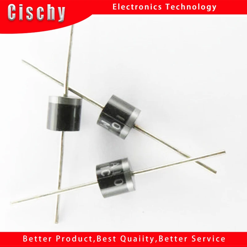 

10PCS/lot 10A10 6A10 electrical Axial Rectifier Diode R-6 DIP 10A 1000V In Stock