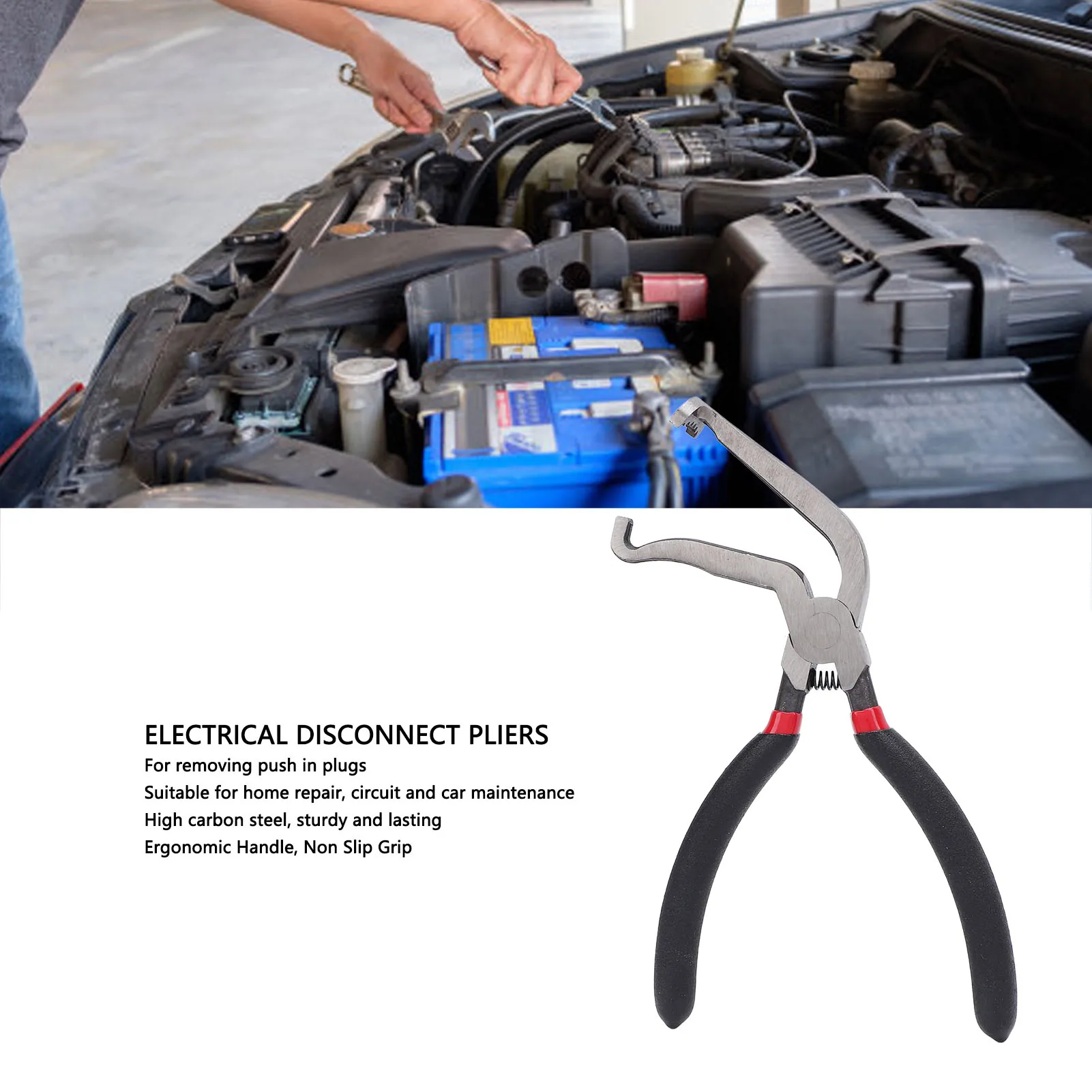 Multipurpose Pliers Electrical Connector Pliers Versatile Usage Labor Saving Easy To Operate for Push in Plug Removal for Home