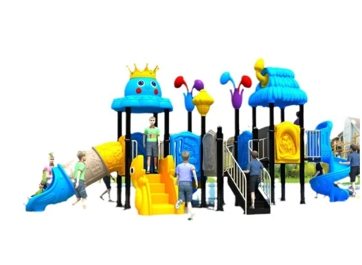 High Quality Kids Outdoor Playground Slide Toy Custom Design from China Factory for Park & Garden Use Durable Plastic Material