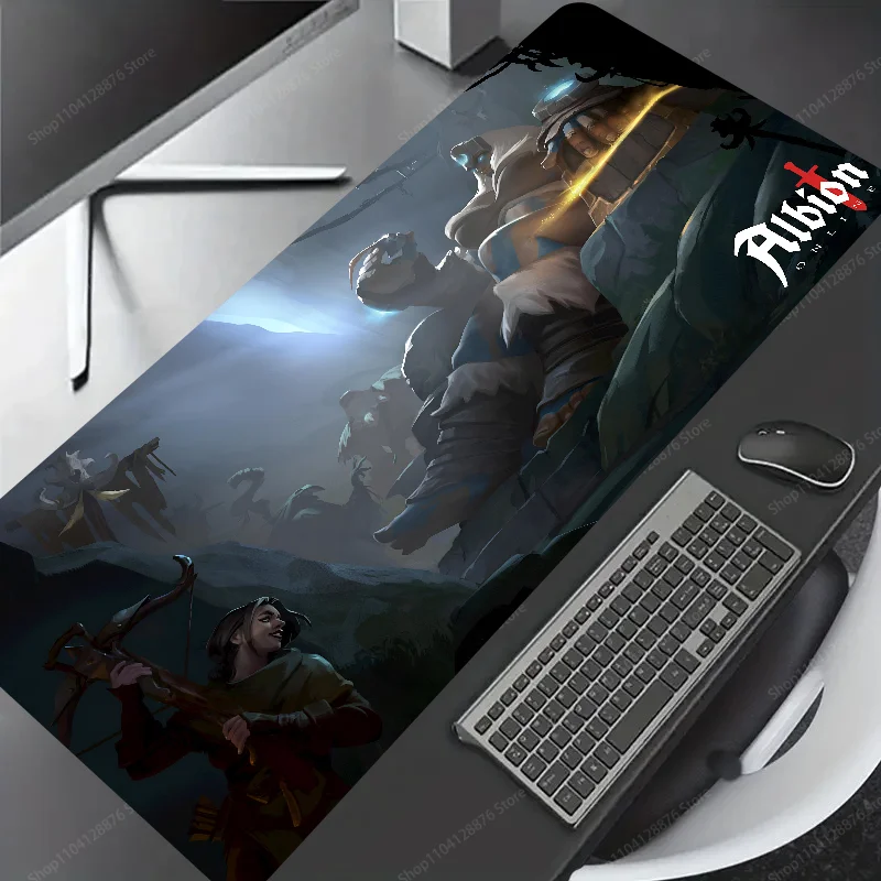 Game A-Albion Mousepad Large Gaming Mouse Pad LockEdge Thickened Computer Keyboard Table Desk Mat