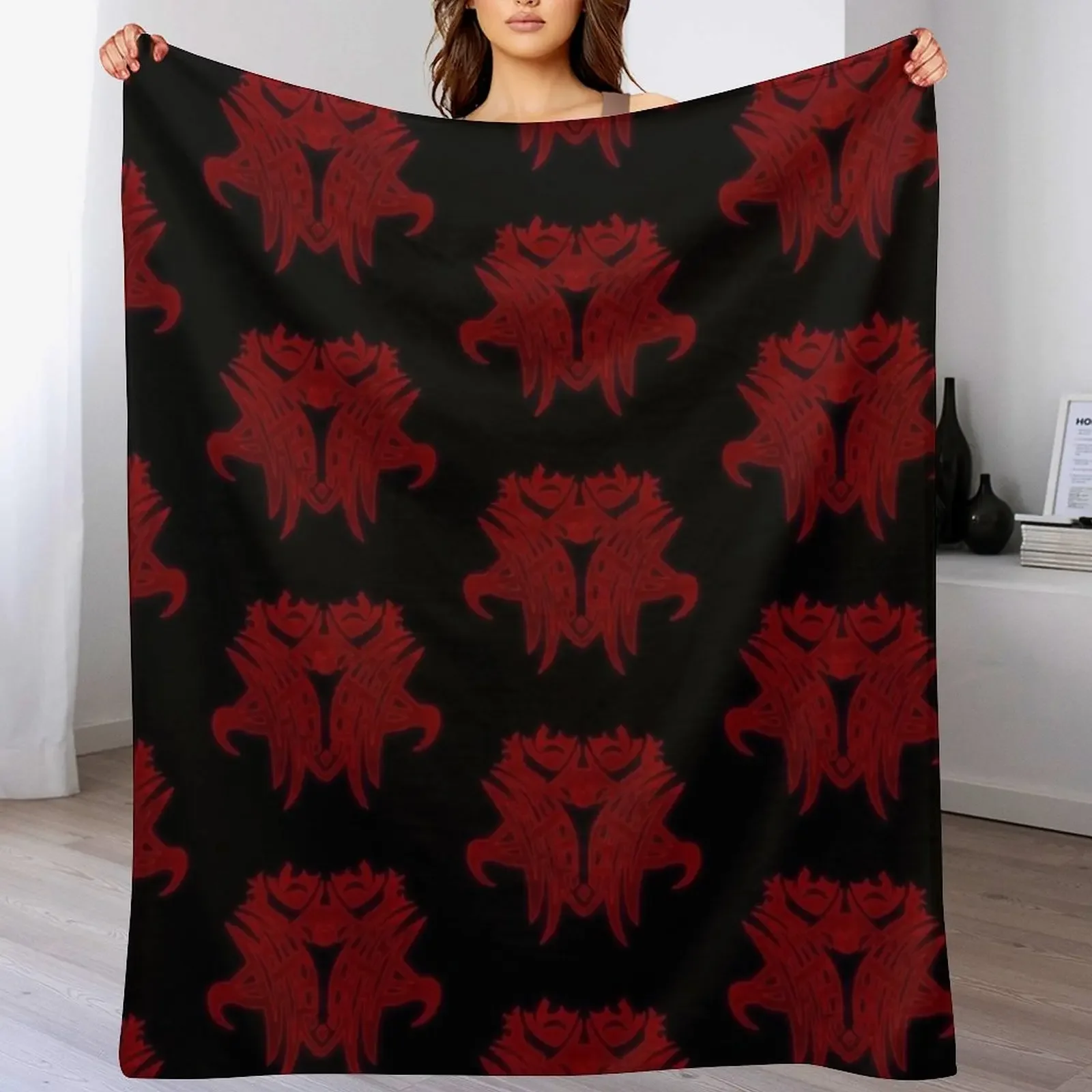 

Emet Selch glyph Throw Blanket Plaid Shaggy Personalized Gift Decorative Sofas Blankets
