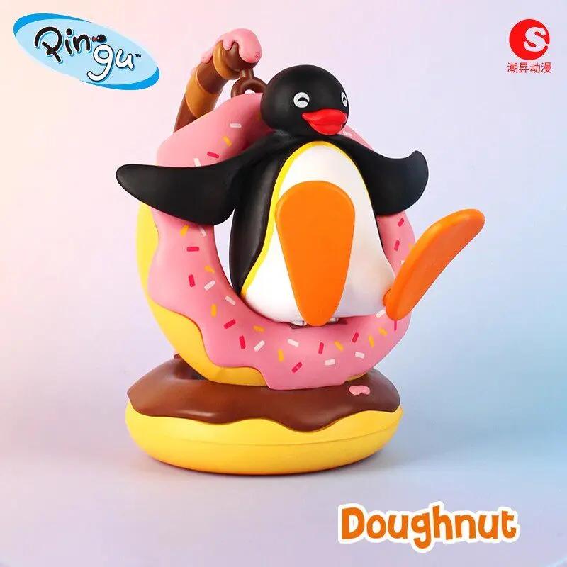 

Anime Action Figure Pingu Penguin Family Blind Box Toys Collection Ornaments Decoration Girls Boys Gifts