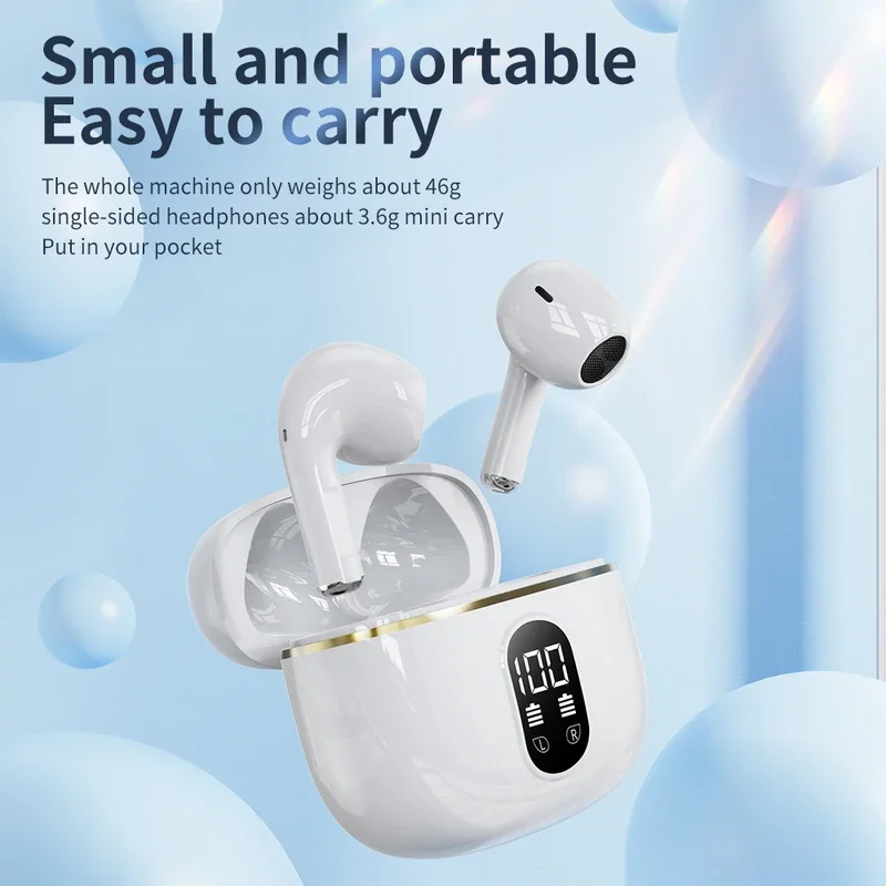 X87 TWS wireless headset Bluetooth 5.3 new original with LED display HiFi stereo touch control earbuds noise reduction with mic