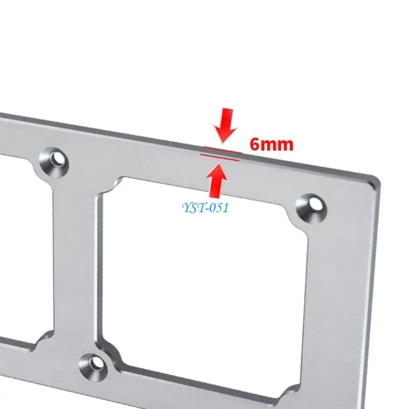 

E15A Woodworking Slotting Template for 86 Type Wire Box Switches Socket Open Hole Tool