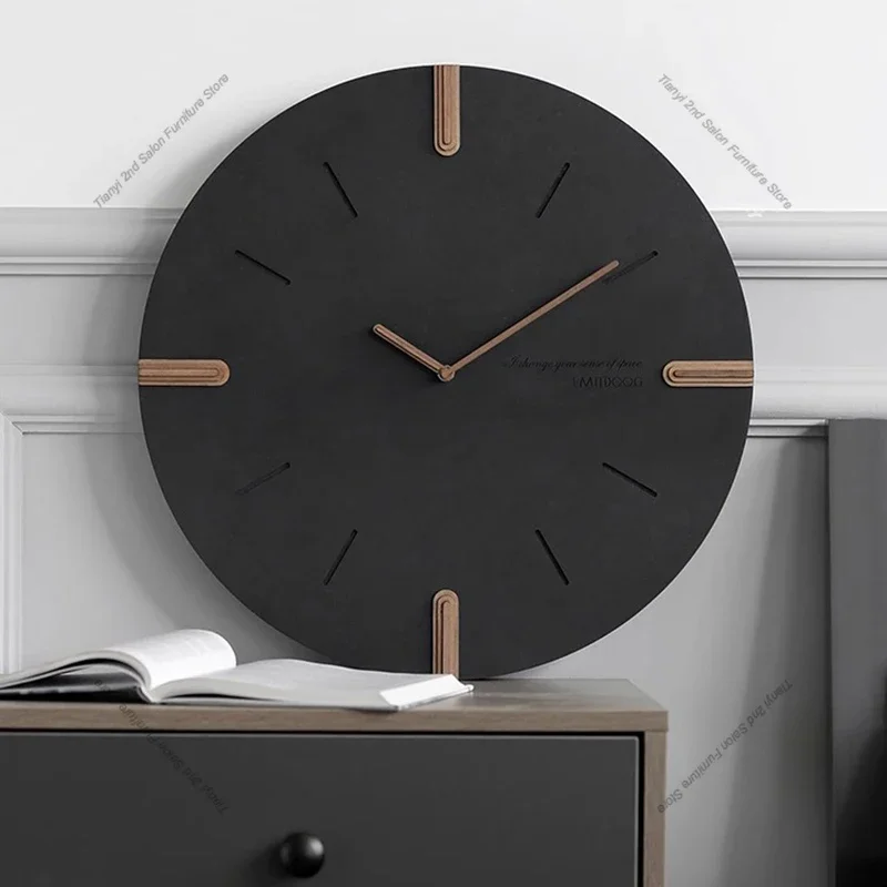 Nordic Creative Wall Clock Modern Minimalist Living Room High-end Wall Clock Stylish and Luxurious Home Decor Reloj Pared FYWC