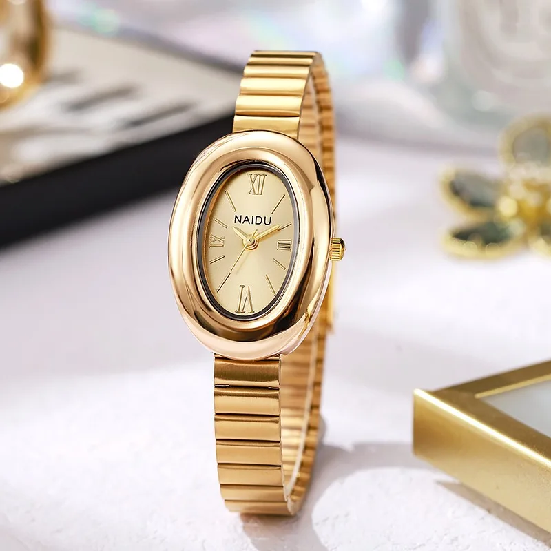 

Famous Women Gold Watch Luxury Ladies Girl Wristwatches Gift Adjustable Stainless Steel Strap Quartz Watch Fashion Reloj Mujer