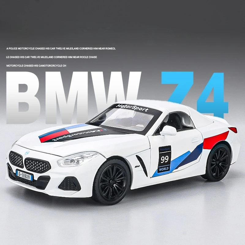 Simulation 1:22 BMW Z4 Coupe Convertible Supercar Model Collection Miniature Voiture Diecast Toy Vehicle Children Boyfriend Gift