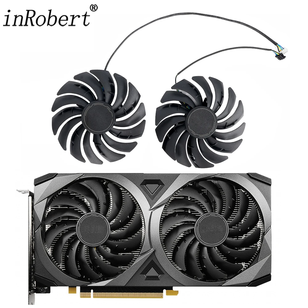 Ventilateur de carte vidéo PLD10010S12HH, pour gelée GeForce RTX 3070 3060Ti 3060 LHR 8GB VENTUS 2X OC, de refroidissement