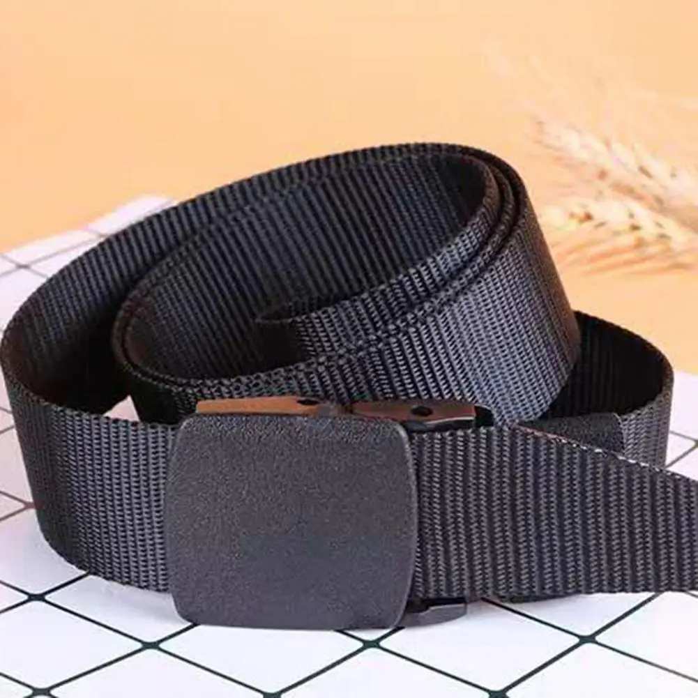 

Men Belt Army Outdoor High Quality Decorative Military Belt Canvas Nylon Automatic Buckle Police Outdoor Sports Girdle