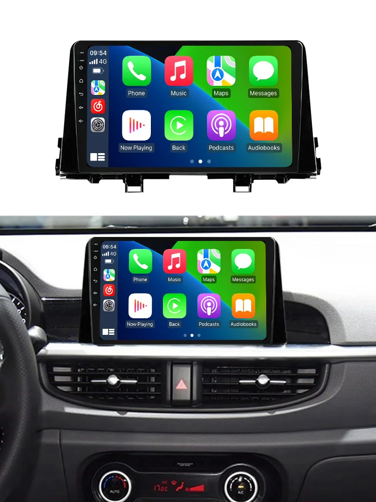 MEKEDE & Navy Android 14 Draadloze Carplay Auto Voor KIA Ochtend Picanto 2017-2020 Autoradio Multimedia Video Player 1 Din GPS BT - afbeelding 2