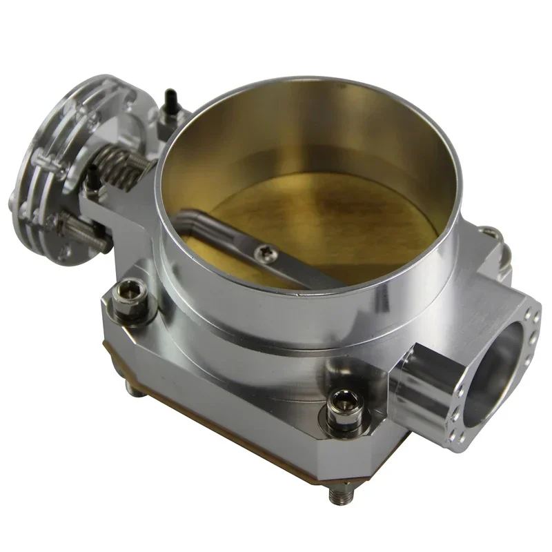 Q45 80MM Throttle Body Intake Fit For Nissan RB25DET RB26DET RB20 GTS Black/Silver